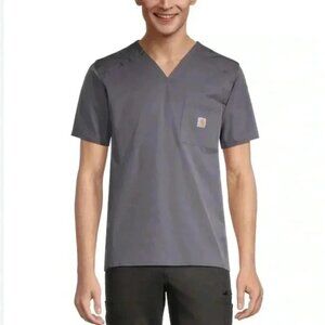 Carhartt Force Chest Pocket  Scrub Top short sleeve S